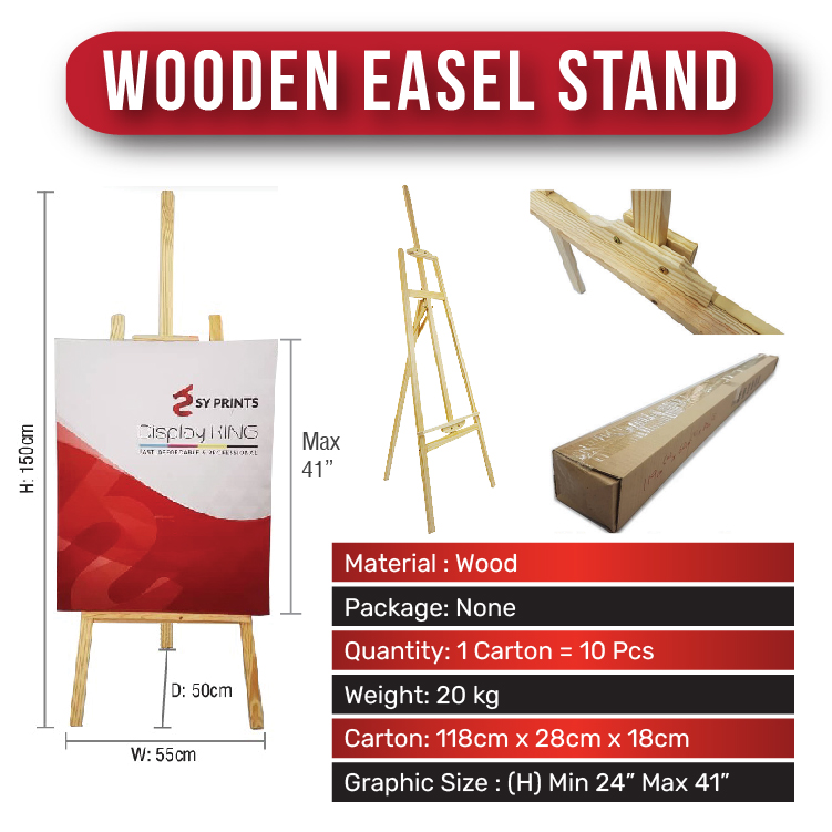 Wooden Easel Stand