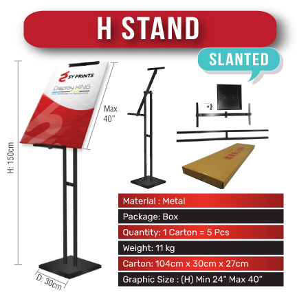 H-Stand (Slanted)